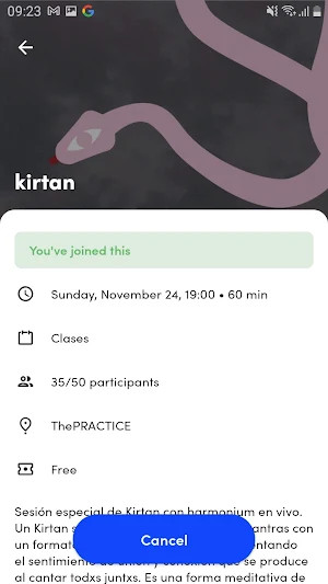 The Practice Yoga School Screenshot 2