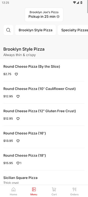 Brooklyn Joe's Pizza Screenshot 1