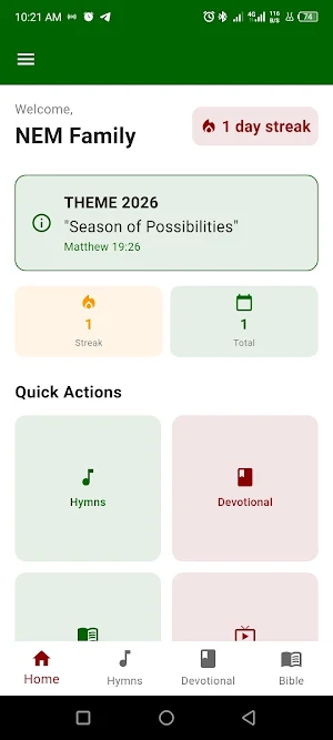 NEM Church Companion Screenshot 1