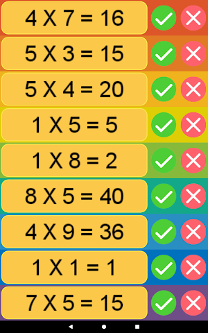 Kids True False - Math Screenshot 1