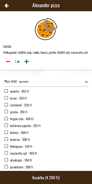 Törzshely Étterem & Pizzéria Screenshot 2