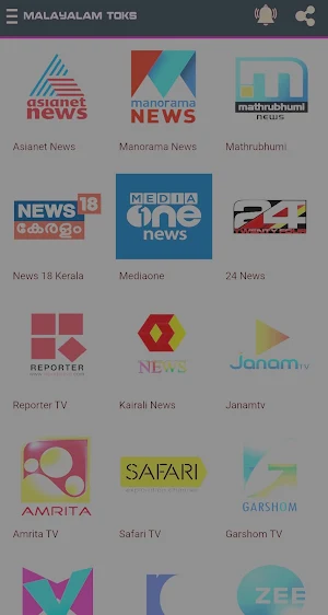 Malayalam Toks Live TV Screenshot 0