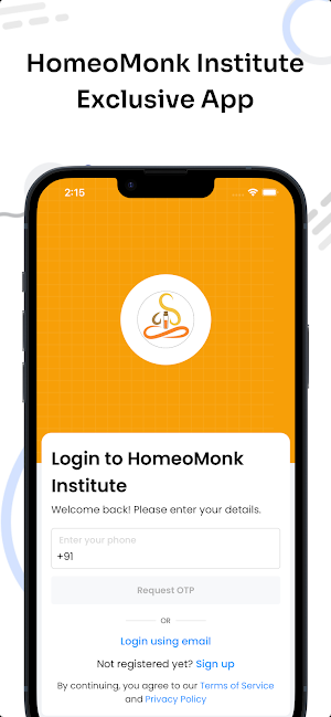 HomeoMonk Institute Screenshot 0
