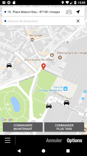 Limoges Taxis Screenshot 1