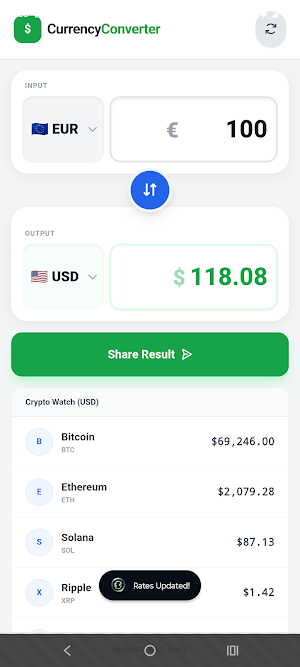 Offline Currency Converter Screenshot 2