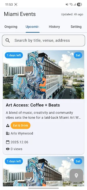 Miami Events & Festivals Screenshot 1