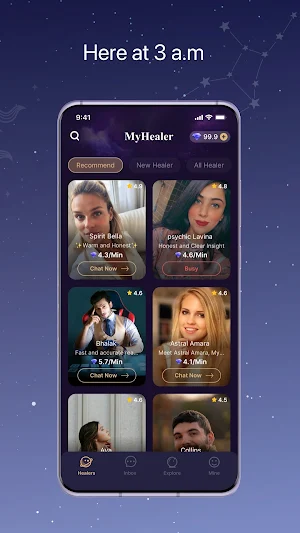MyHealer Live Psychic Readings Screenshot 2
