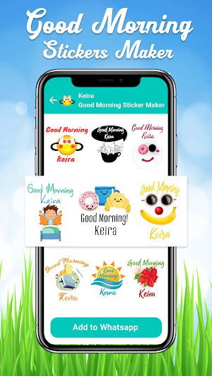 Good Morning Stickers Maker Screenshot 2