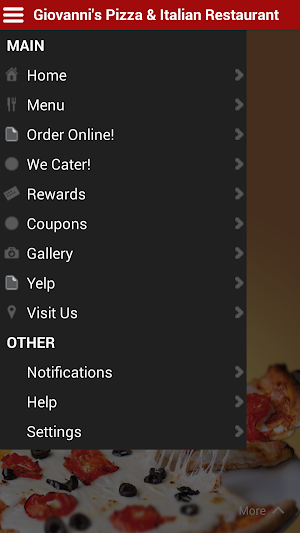 Giovanni's Pizza & Restaurant Screenshot 1