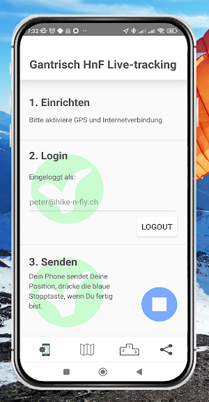 Hike n Fly Live Tracking Screenshot 0