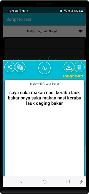 ScriptToText Screenshot 1