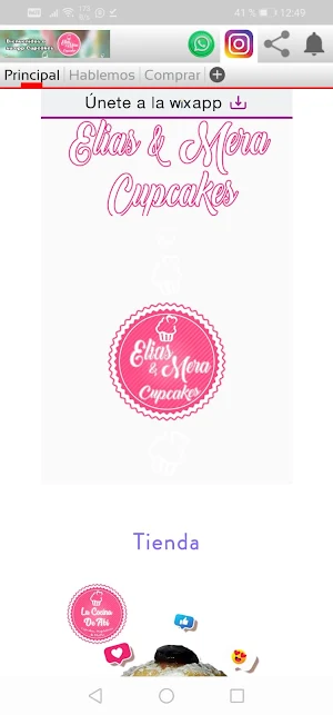 Elias&Mera Cupcakes Screenshot 1