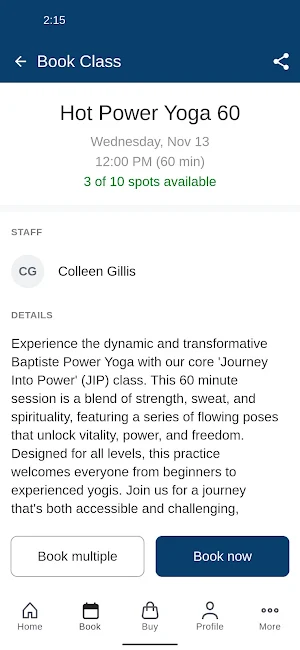 True North Power Yoga Screenshot 2