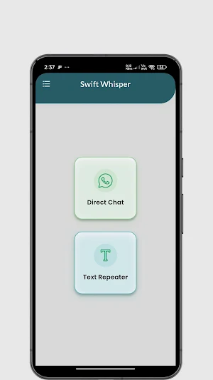SwiftWhisper: WA Tool & Repeat Screenshot 1