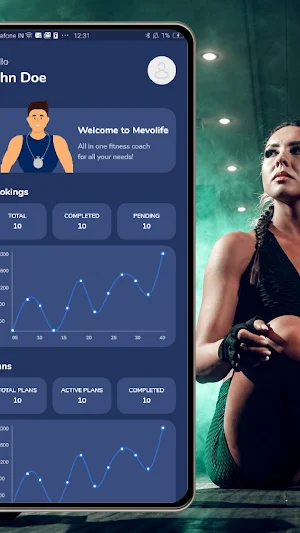 Mevolife Online Fitness Screenshot 1
