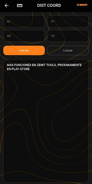 Calculadora Topografica Screenshot 3