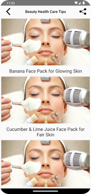 Beauty Health Tips Screenshot 1