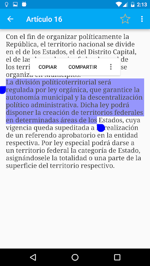 Constitución de Venezuela Screenshot 2