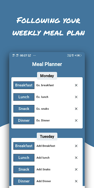 Meal Planner - Grocery List Screenshot 0