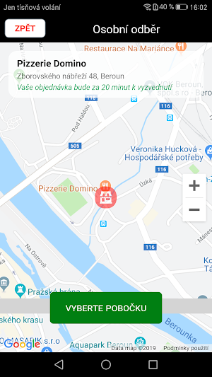 Pizzerie Domino Beroun Screenshot 1