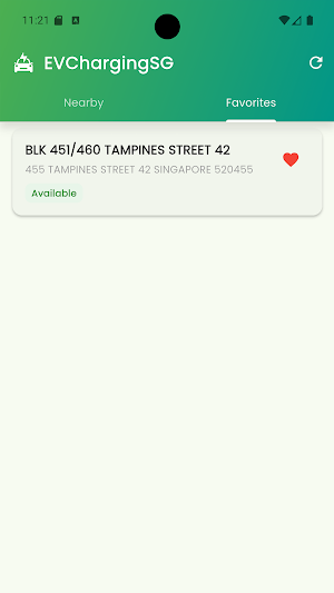 EV Charging Singapore Screenshot 2