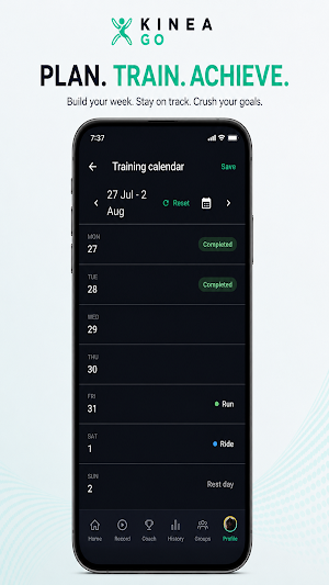 Kinea Go: Run, Walk, Cycle Screenshot 2