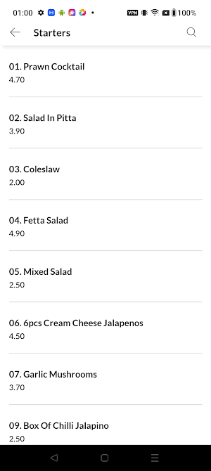 Uk Pizza And Kebab House Screenshot 2