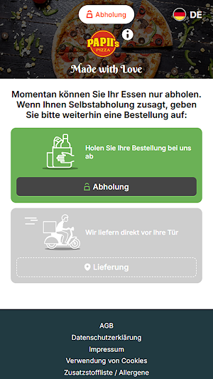 Papiis Pizza Karlsruhe Screenshot 1
