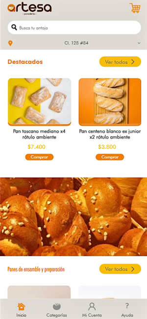 Artesa Panadería Screenshot 1