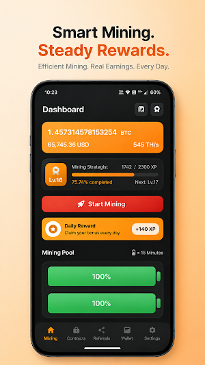 RentalHash: Crypto Mining Screenshot 0