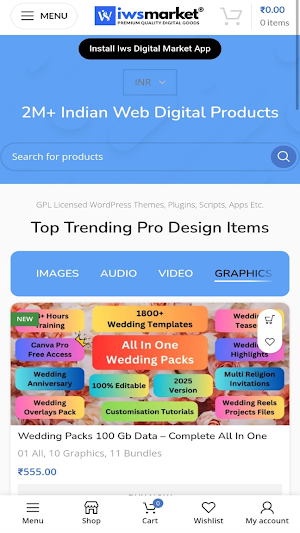 India Web Softech Market Screenshot 1