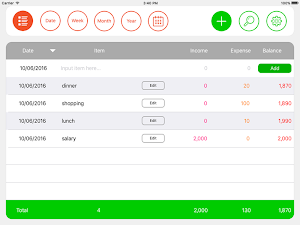 Cashbook Screenshot 3