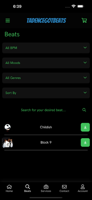 Tadencegotbeats Screenshot 2