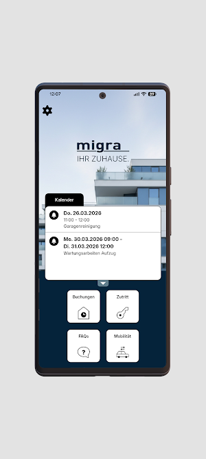 MIGRApp: Ihr Zuhause am Handy Screenshot 0