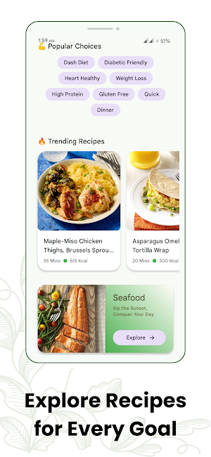 High Protein DASH Diet Recipes Screenshot 3