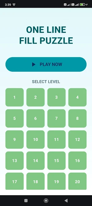 One Line Fill Puzzle Screenshot 0