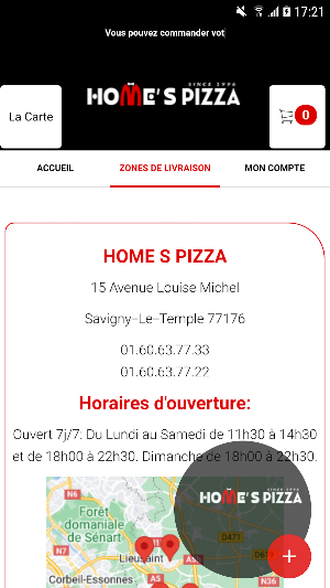 HOME S PIZZA Screenshot 3