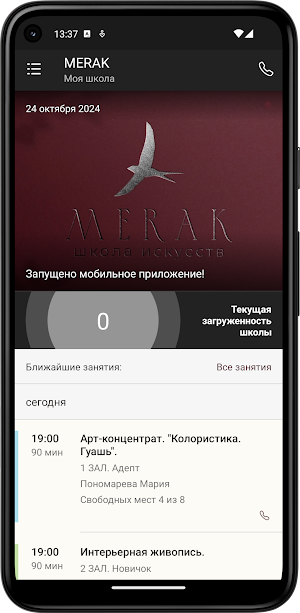 Школа искусств MERAK Screenshot 1