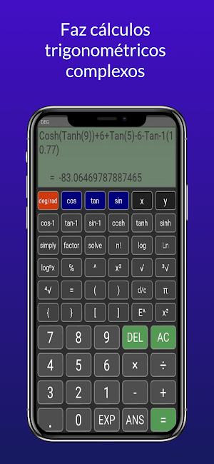Calculadora Trigonométrica PRO Screenshot 3