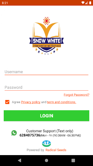 SnowWhite International School Screenshot 0