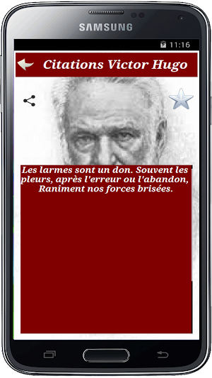 Citations de Victor HUGO Screenshot 3