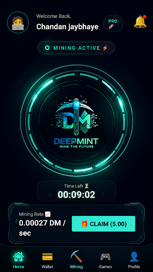 DeepMint: Mining App Screenshot 0