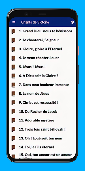 Chants de Victoire Screenshot 2