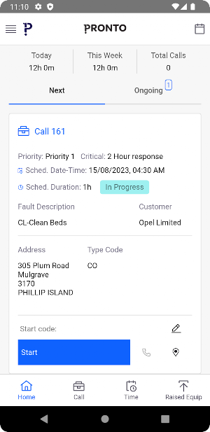 Pronto Service Screenshot 2