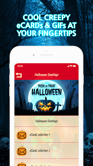 Halloween Cards Wishes GIFs Screenshot 2