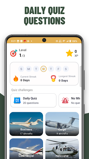 Aircraft Planes Quiz Screenshot 0