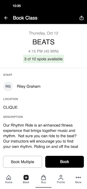 Clique Cycling + Fitness Screenshot 2