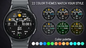 VF Weather Hybrid Watch Face Screenshot 3