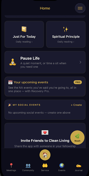 Clean Living - NA Recovery Screenshot 1