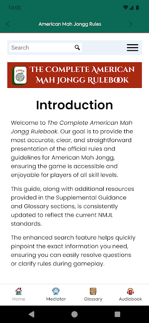 MahJongg Rules Screenshot 0